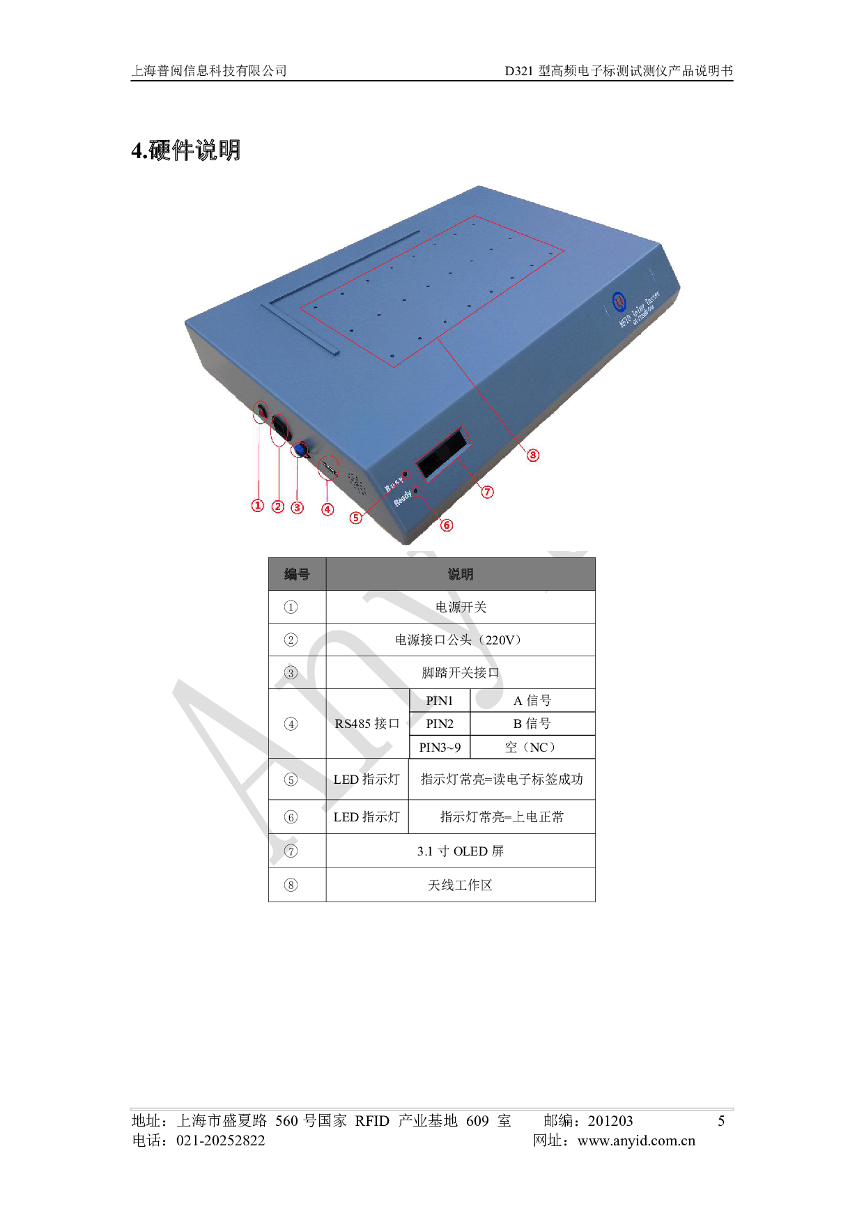 D321型高频电子标签测试仪 图片