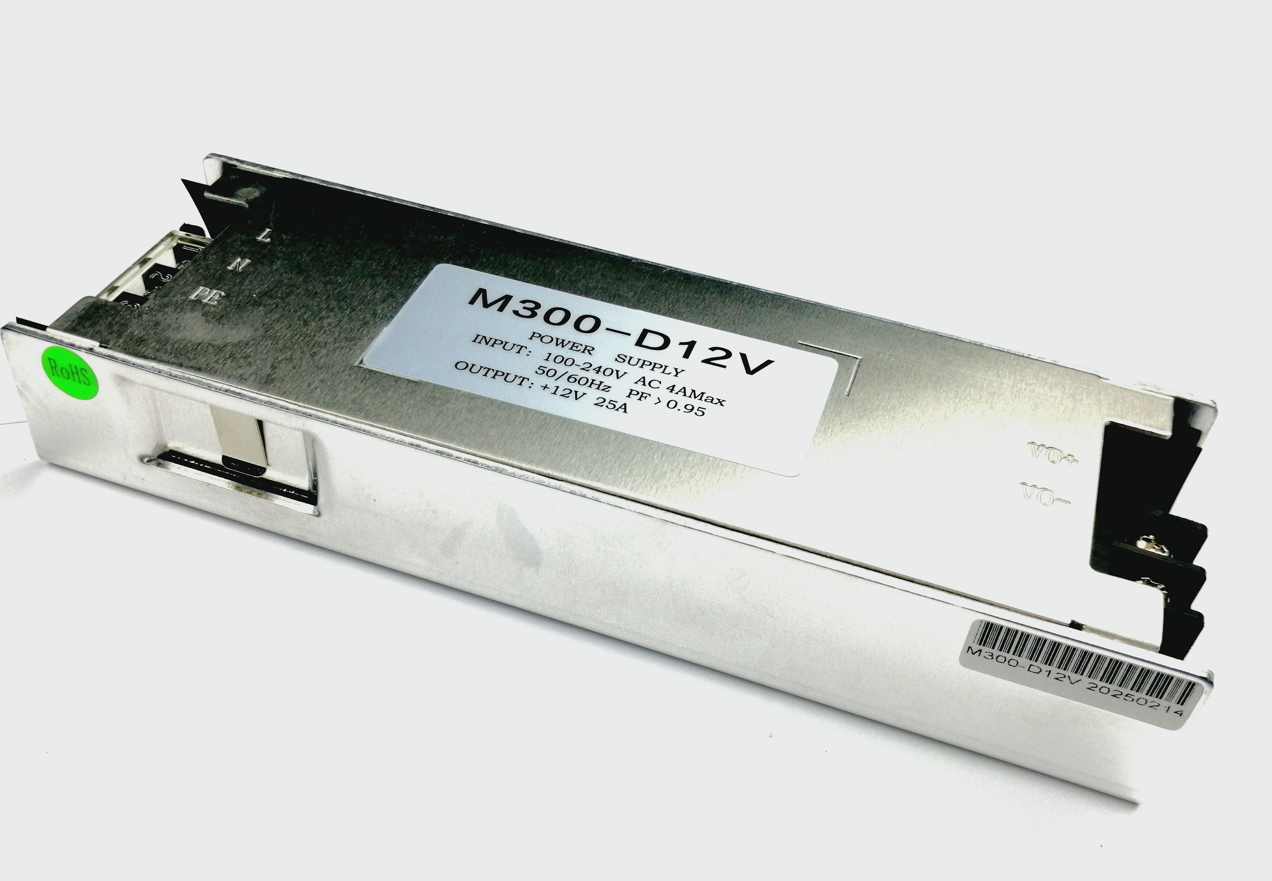 静音无风扇自冷超小体积300W-12V24V30V36V25A12.5A10A8.3A可替代MW LRS RSP开关电源图片