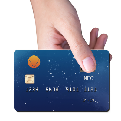 CPU指紋卡無源指紋卡CPU指紋生物識別卡CPU金融卡深圳市聯業智能物聯有限公司