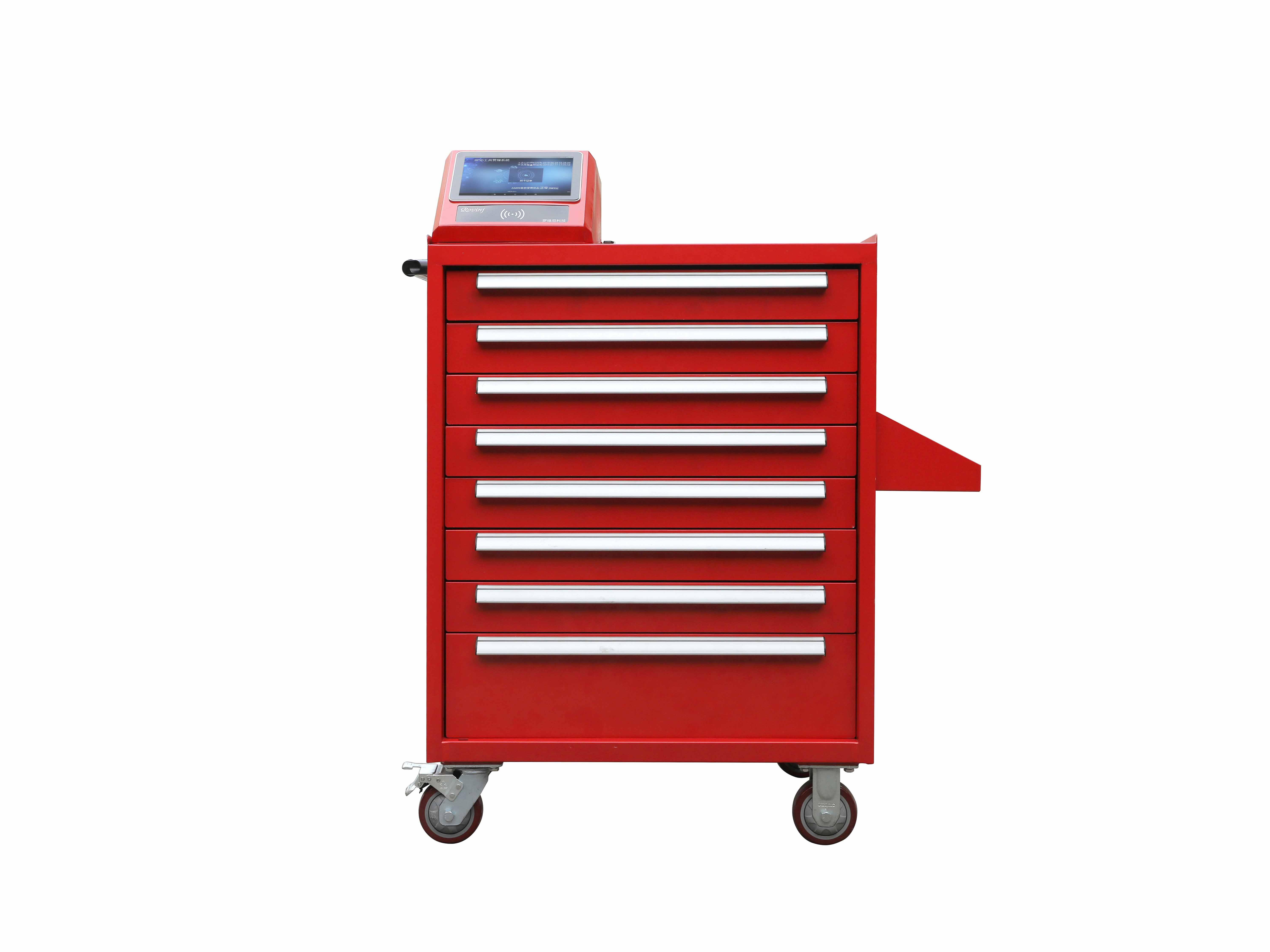 RFID智能工具车,可移动工具柜图片
