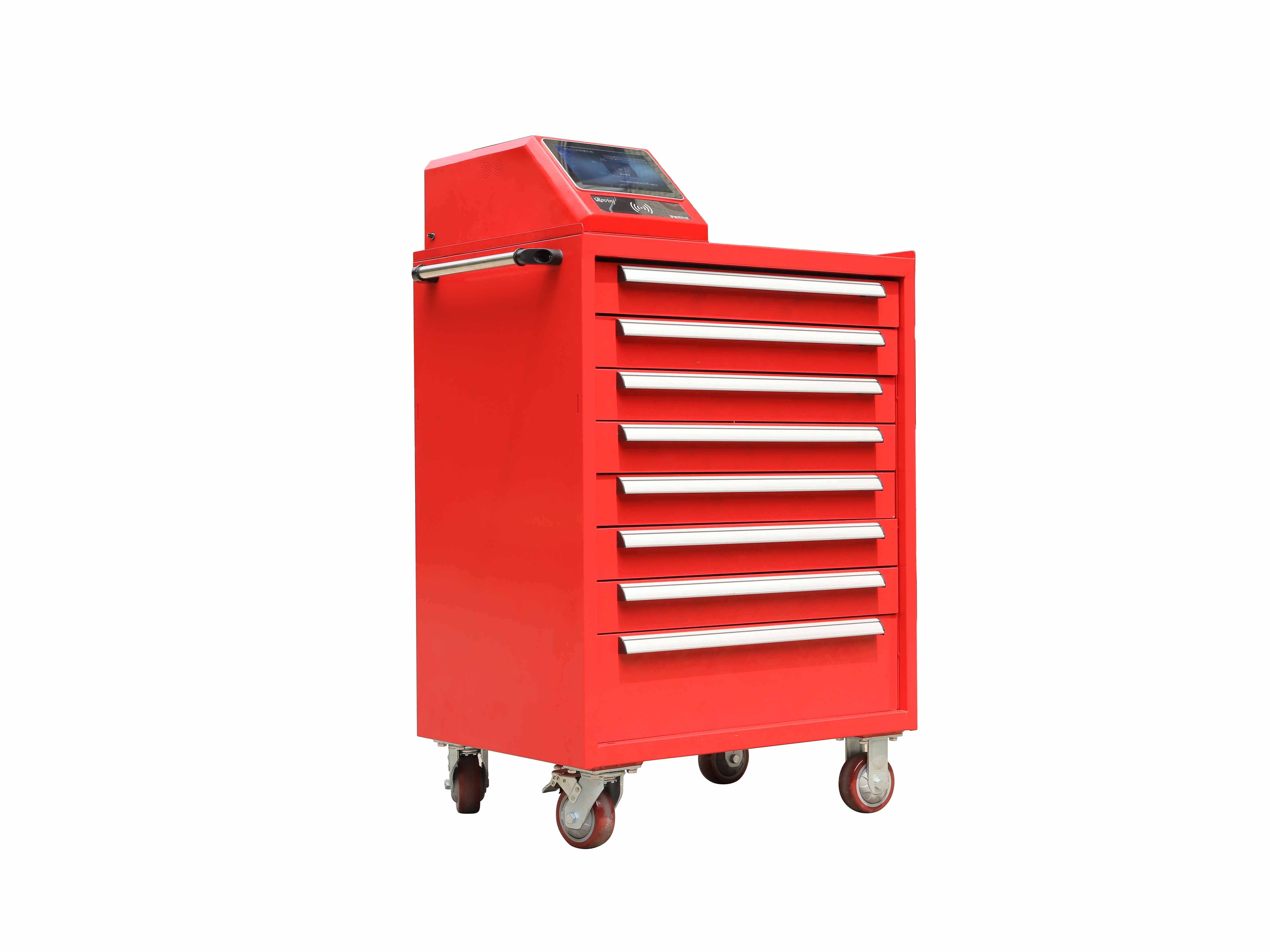 RFID智能工具车,可移动工具柜图片