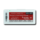 2.9英寸黑白红三色常温标签ETR0290R