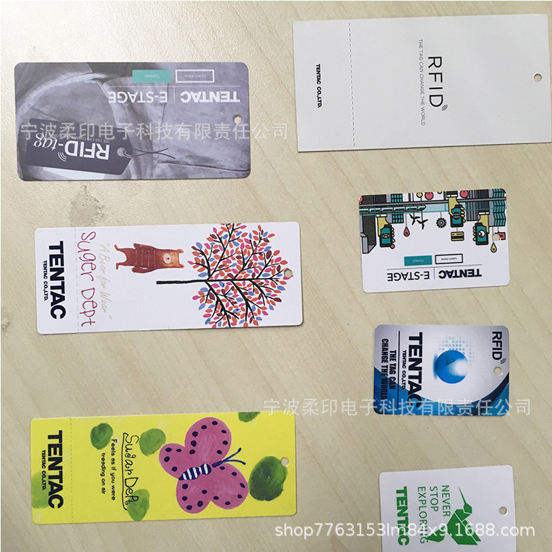 印刷RFID 纸质UHF印刷天线FPE-U01567C 铜版纸基天线 易碎RFID图片
