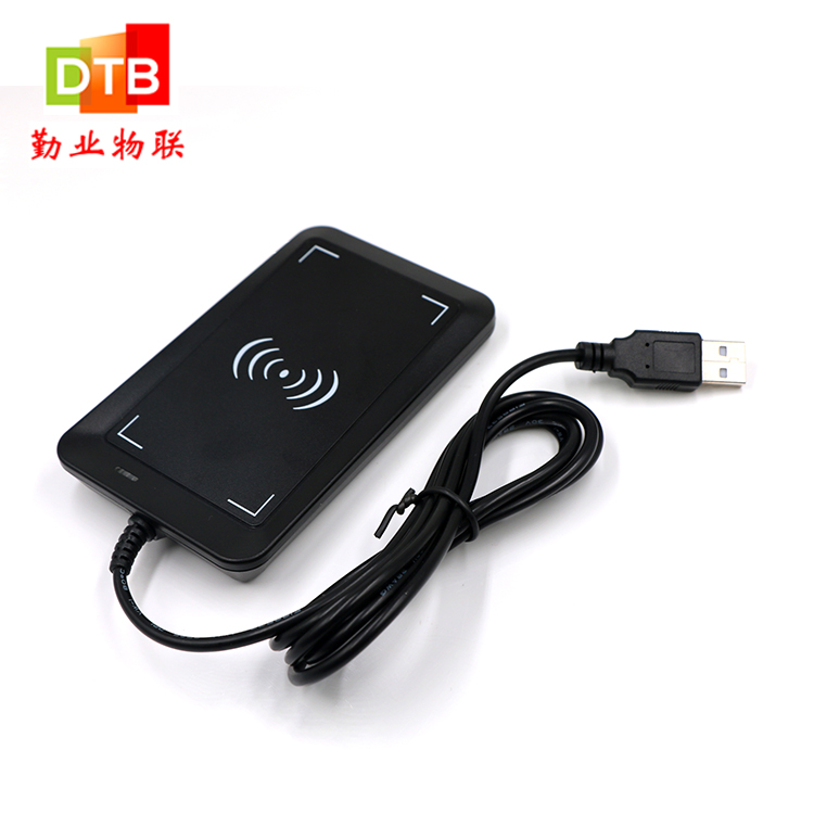 厂家直销 非接触式 桌面型nfc读写器ic id高频hf读写器 usb读卡器图片