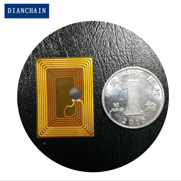 厂家直销FPC柔性高频抗金属NFC标签RFID电子芯片标签25*19mm图片