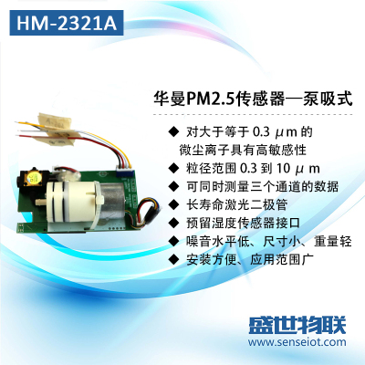 HM-2321A華曼電子紅外PM2.5粉塵傳感器多通道高精度紅外粉塵激光
