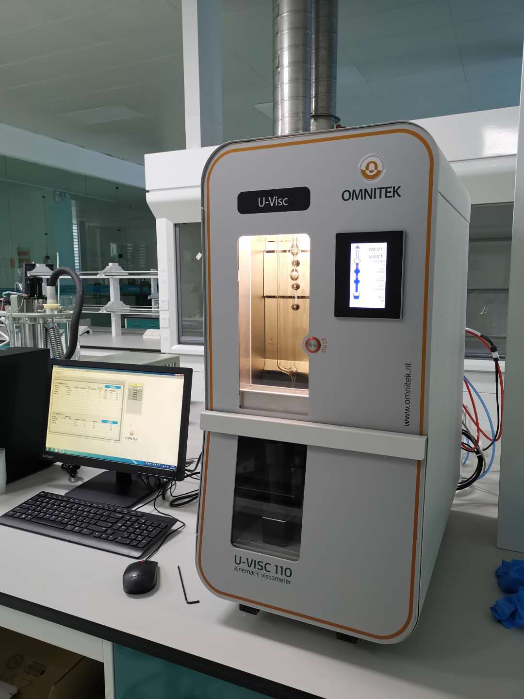 荷兰Omnitek U-Visc110单管单浴全自动运动粘度分析系统图片