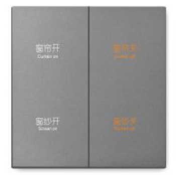 ZigBee智能开关 (零火版) D3-KG4(二四开关)图片