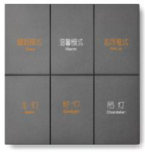 ZigBee智能开关 (零火版) D7s-KG6(三六开关)