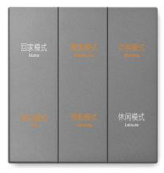 ZigBee智能开关 (零火版) D3-KG6(三六开关)图片