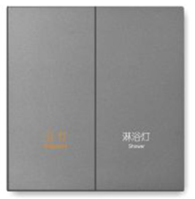 ZigBee智能开关 (零火版) D3-KG2(大二开)图片