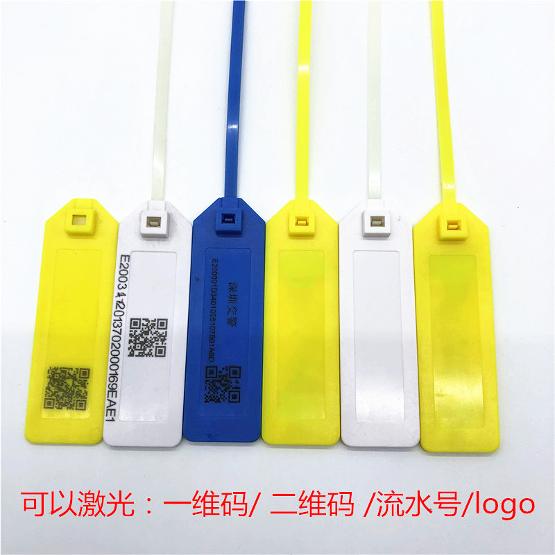 超高频 H3 9662 一次性 电子扎带标签 防尘防潮 耐一定高温图片