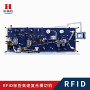 RFID标签高速复合模切机