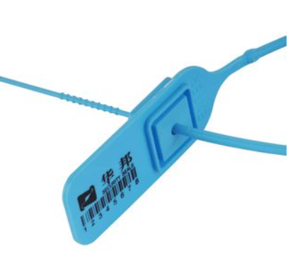 铅封厂家直销一次性塑料封条扎带煤运货运物流集装箱防伪标签牌 HB-PL113图片