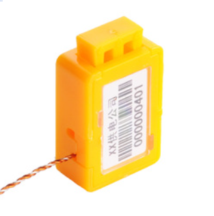 铅封厂家直销一次性水表电表塑料封印带条码标签防伪签封  HB-M120图片