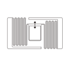 22×12.5mm超高频 RFID MR6 干Inlay