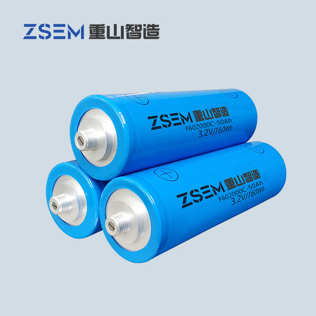 F602000C-50Ah磷酸铁锂大圆柱电池 3.2V 高容量交通工具用电池图片