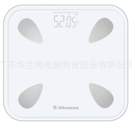 红檬四电极测脂人体秤图片