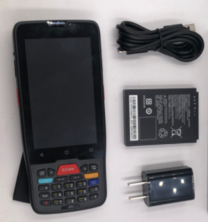 具有IP65防水4G LTE坚固耐用的手持式android的工业pda,用于制造零售仓库物流图片