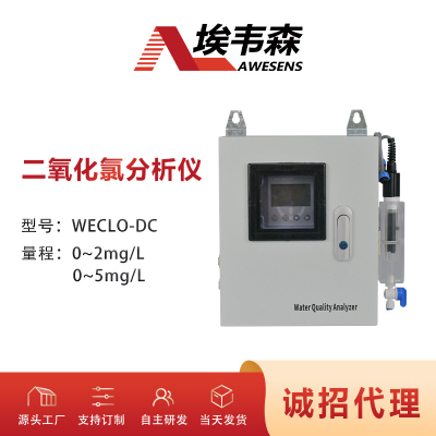 埃韋森二氧化氯分析儀管網末端水在線監測WECLO-DC