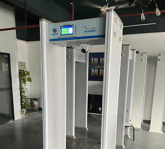通过式智能测温安检门图片