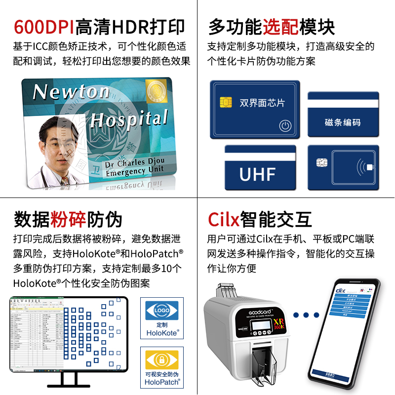 XR360K证卡打印机色带自助式打印终端图片