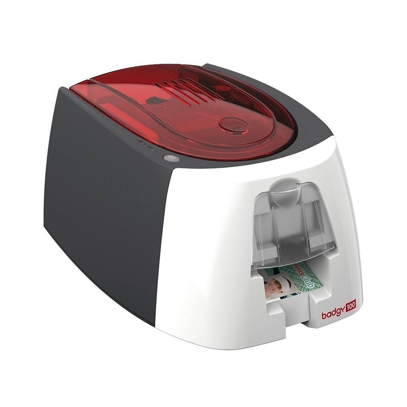 Evolis badgy 证卡打印机工作证IC门禁卡学生证PVC卡片制卡机图片