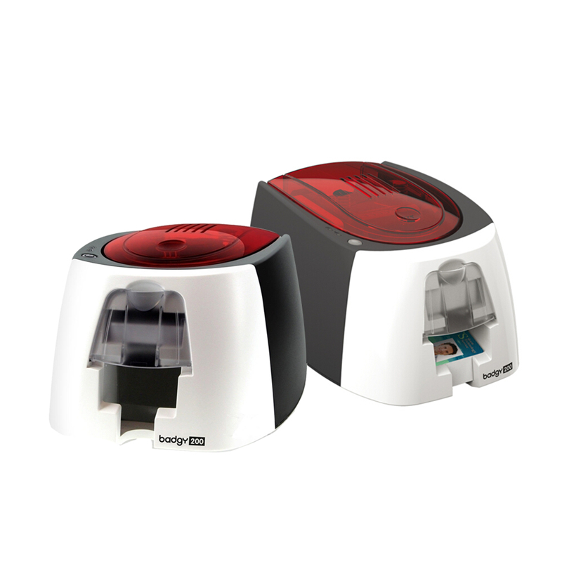 Evolis badgy 证卡打印机工作证IC门禁卡学生证PVC卡片制卡机图片