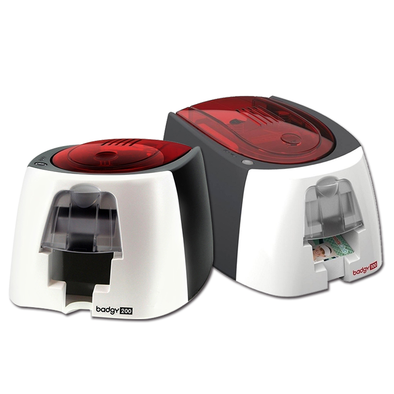 Evolis badgy 证卡打印机工作证IC门禁卡学生证PVC卡片制卡机图片