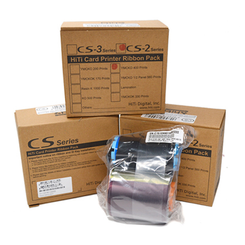 HITI呈妍312诚妍证卡cs300打印机cs311彩色带CS220e黑色带cs290e图片