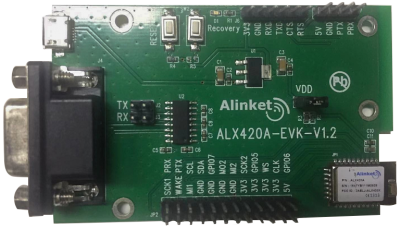 ALX420A EVK （RS232轉BT / BLE開發套件）