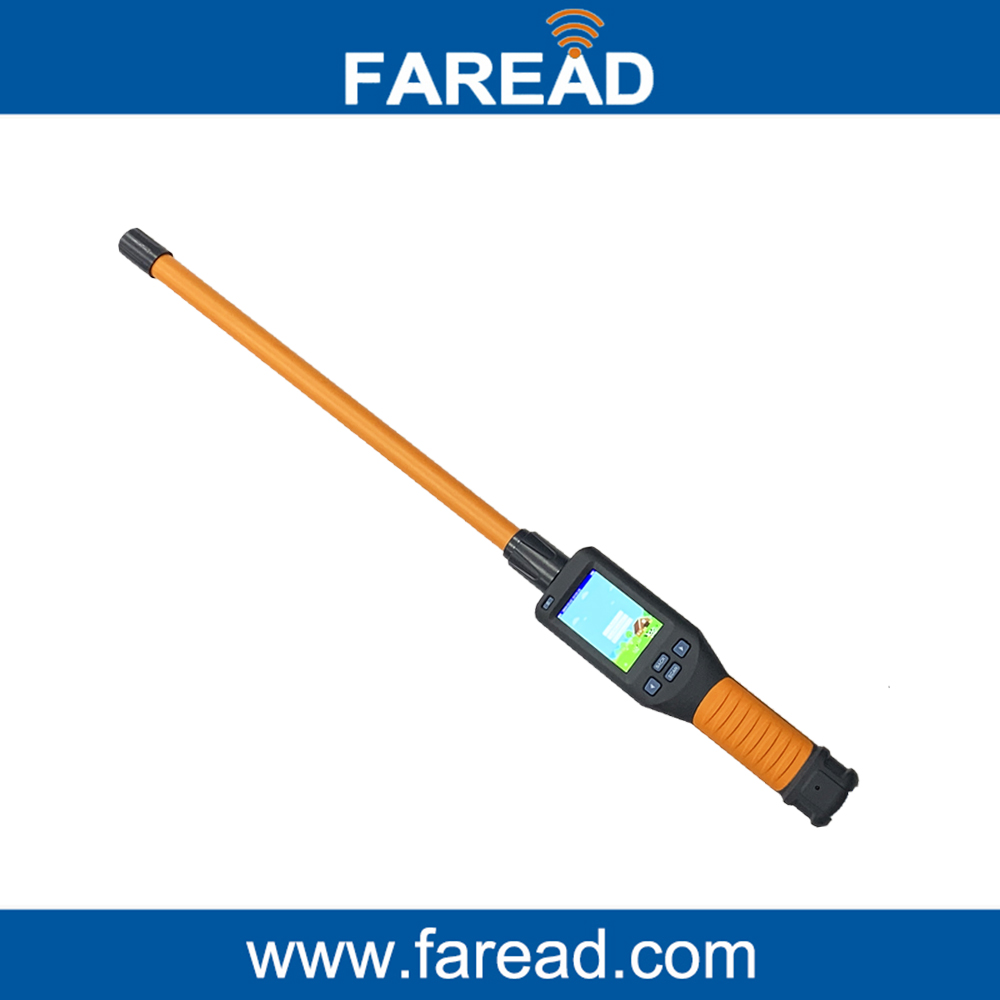 FRD420LCD(480x320)显示屏动物耳标棒形阅读器RFID芯片扫描仪牛羊宠物身份识别图片