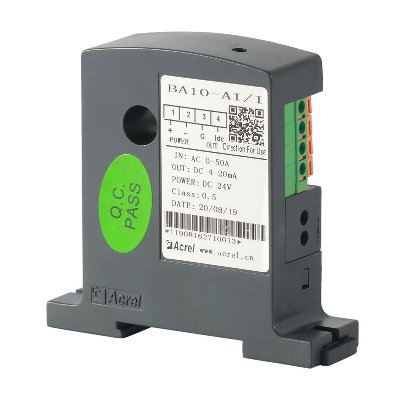 安科瑞交流电流传感器BA05-AI/I隔离变送输出DC4-20mA或0-5V图片
