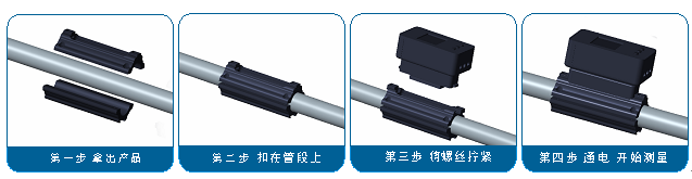 F3扣即测超声波流量计图片