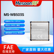 WiFi 6模组2.4G/5G双频双模BT5.4蓝牙模块蓝牙网关/网卡MS-WB503S