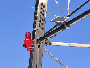 电力安全语音提示器 电力安全警示器 电网声光报警器图片