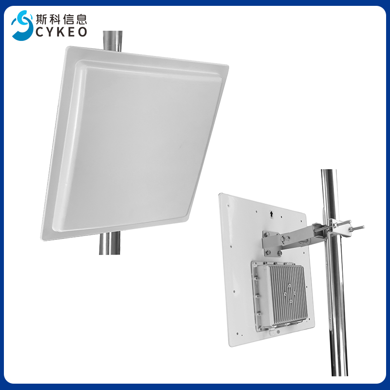 超高频RFID读写一体机12dBi定向停车电瓶车管理rfid远距离读卡器图片