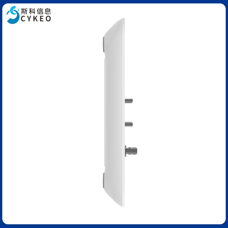 9dbi圆极化室外防水远距离读写器一体机高增益超高频rfid天线图片