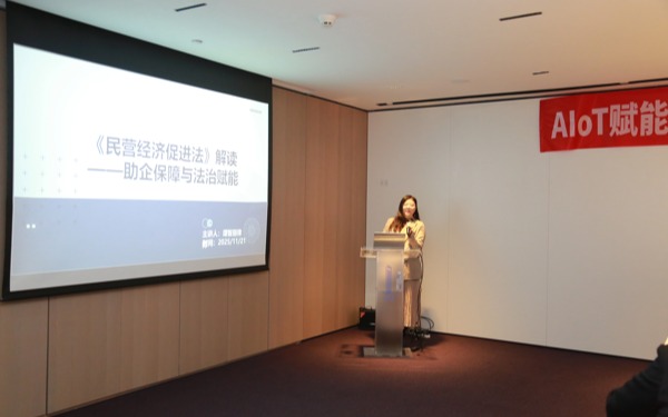 【法律服務】深圳市物聯網產業協會舉辦《民營經濟促進法》解讀——助企保障與法治賦能