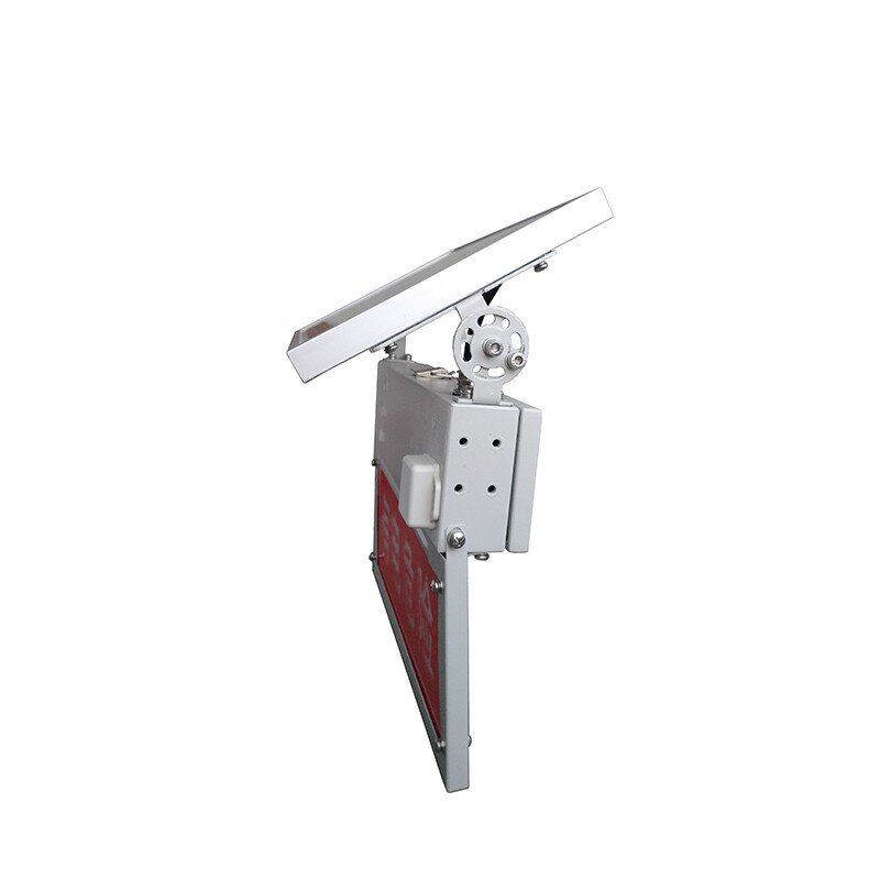 电网太阳能语音警示灯 微波感应智能安全警示牌图片