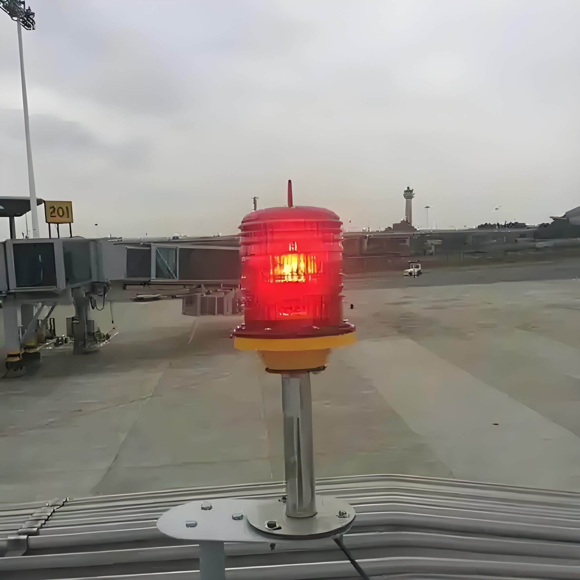 无线同步航空障碍灯 低空防飞行物警示装置高空警示解决方案图片
