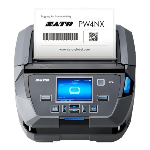SATO佐藤 PW4NX 4英寸移动式高速标签打印机 2.4英寸彩色显示屏图片