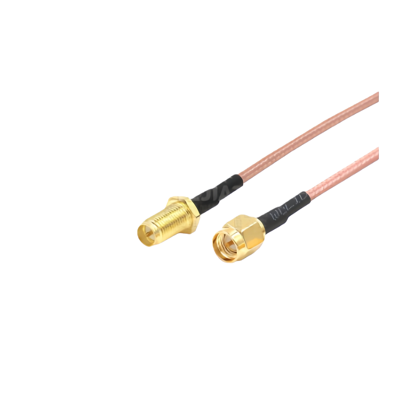 天线转接线 射频同轴线 SMA 母头外螺内针转公头内螺内针 RG178 线长150mm 4件套 RF射频连接线 适用所有射频发射 / 接收通信系统图片