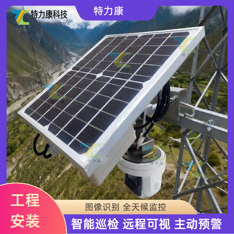 架空输电线路图像视频监测装置 (AI球机) 智能可视化微云台巡检装置图片