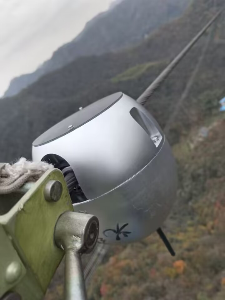 三跨点位输电线路弧垂观测系统 输电线路导线弧垂在线监测系统图片