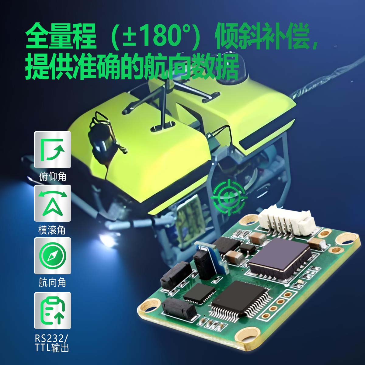 瑞惯-GCM387 三维电子罗盘模块图片