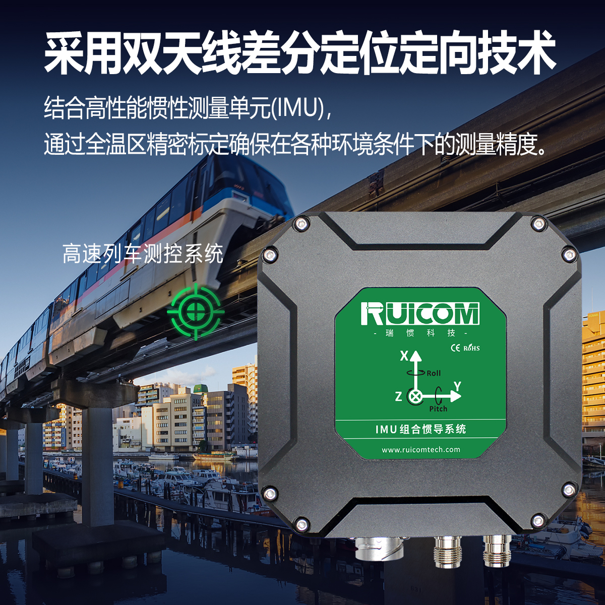 瑞惯-GNS600 IMU组合惯导系统惯导模块图片