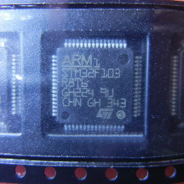 全新原装ST STM32F103R8T6 32位64KB微控制器MCU LQFP-64封装单片机芯片图片