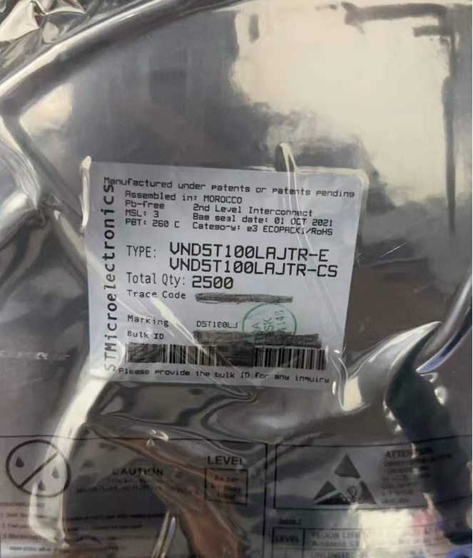 全新原装ST VND5T100LAJTR-E开关电源芯片PowerSSO12封装电源开关图片