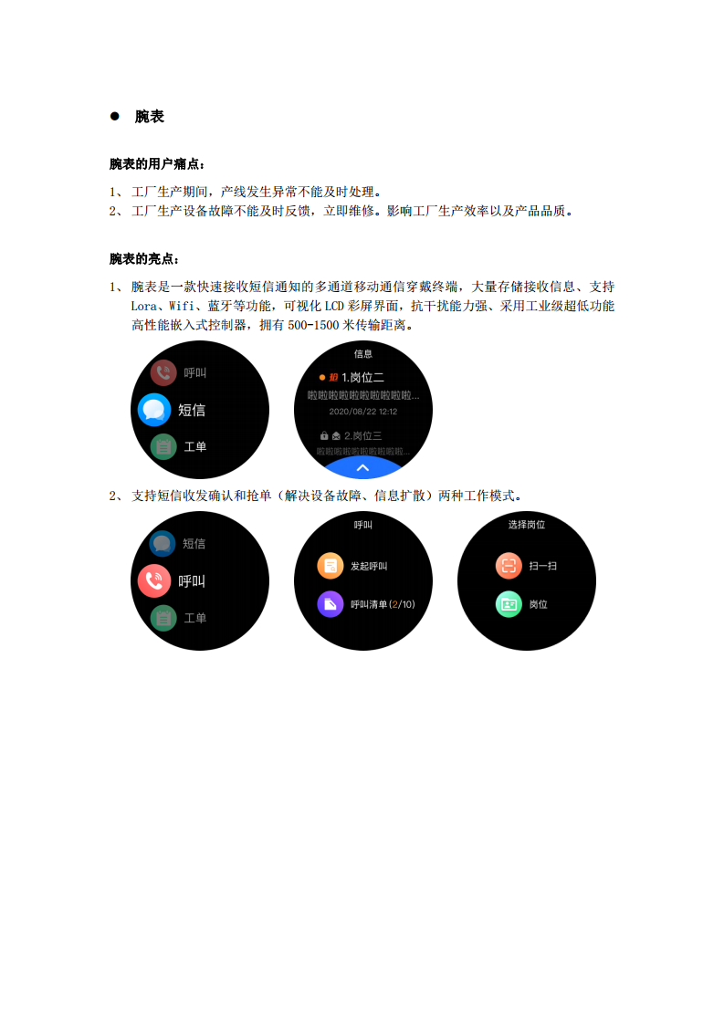 LoRa无线腕表图片